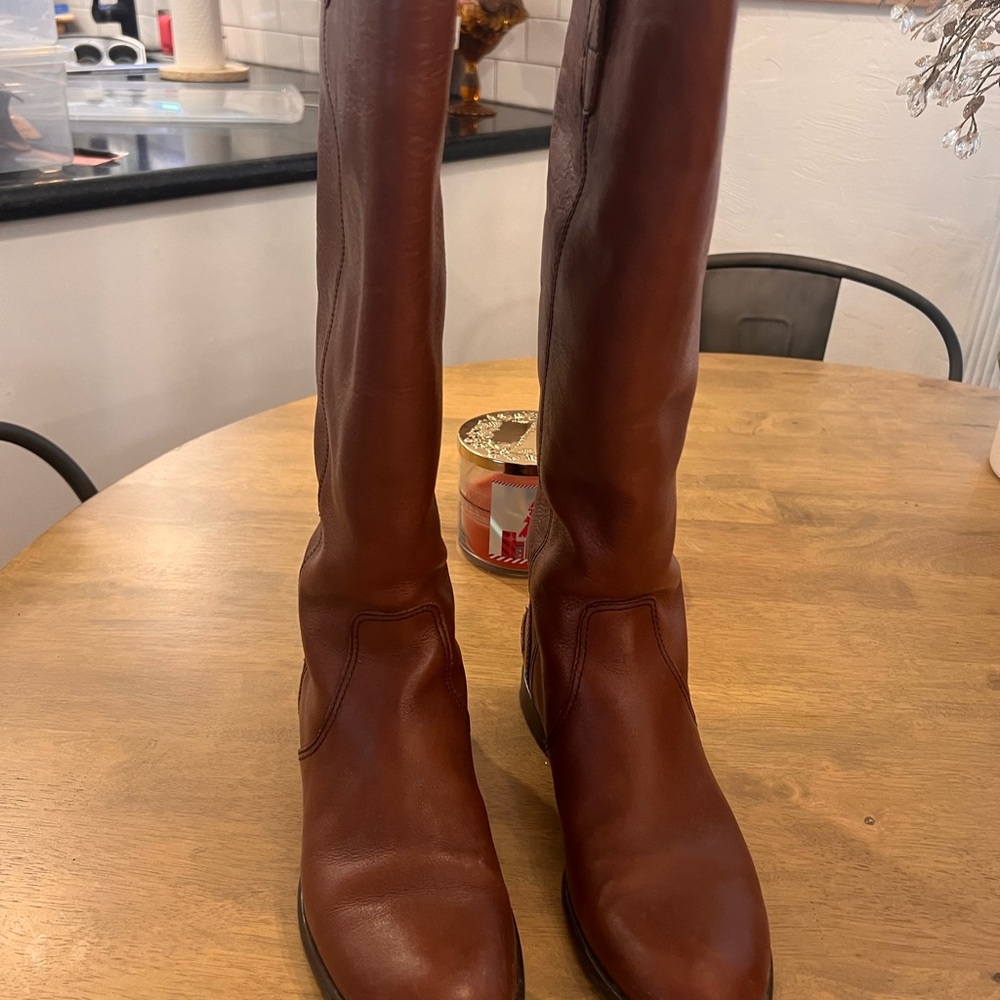 Elegant Brown Leather Boots